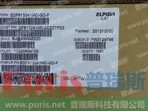 EDF8132A1MC-GD-F 8Gbit 178ball LPDDR3 Elpida