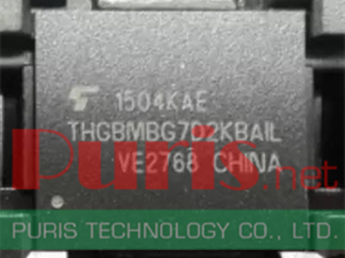 THGBMBG7D2KBAIL 16GByte 153ball eMMC 5.0 A19nm Toshiba