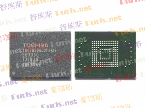 THGBM2G6D2FBAI9 8GByte 169ball eMMC 4.41 A19nm Toshiba