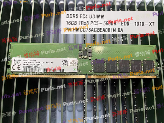 HMCG78AGBEA081N 16GB 1Rx8 PC5 5600 DDR5 EC4 UDIMM