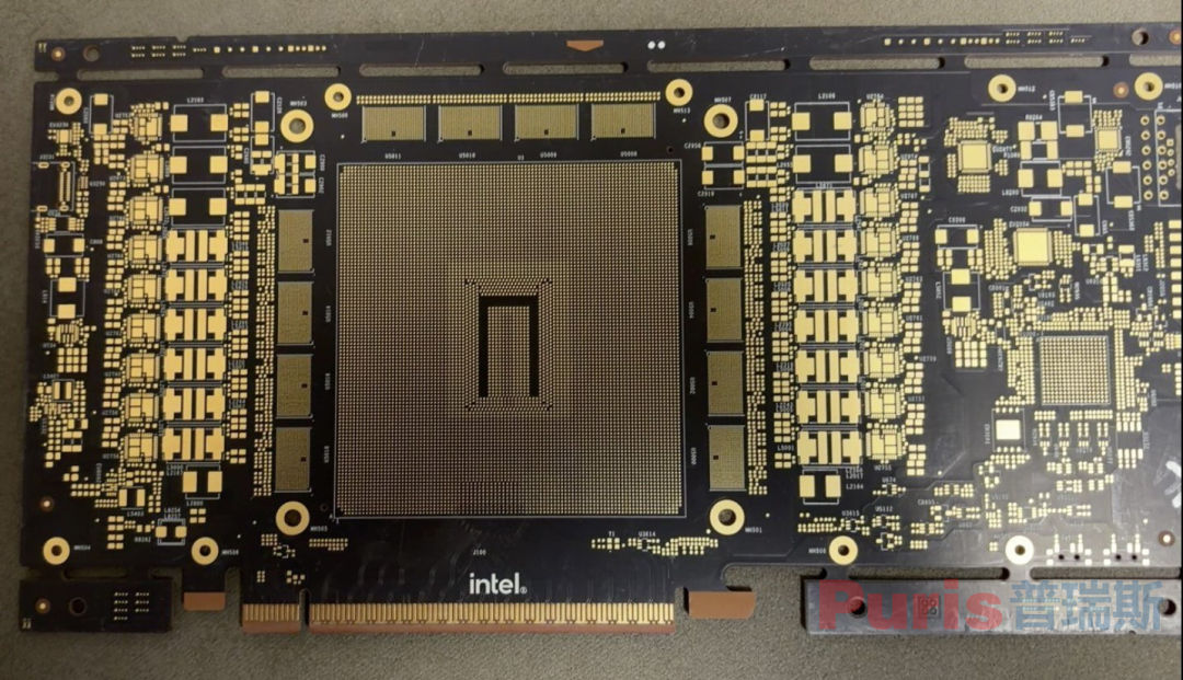 英特尔独显的第二个去处:超大Xe3P数据中心GPU PCB曝出,搭配高达160GB显存